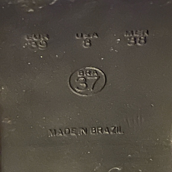 Santas & Saltos made in Brazil lace up heel combat hiking style boots sz 8 - Picture 6 of 7